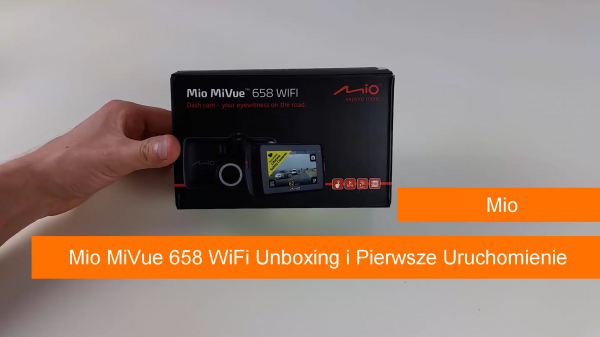 Mio MiVue 658 WiFi Unboxing i Pierwsze Uruchomienie WideoRejestratora z HDR GPS Extreme HD